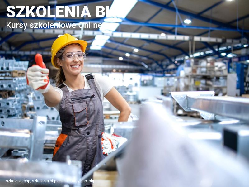 SZKOLENIA BHP - Wstępne i okresowe kursy online